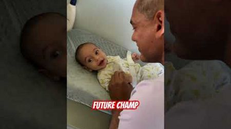Real Estate Mike boxing dad &amp; his future champion son sharing special moment #4k #shorts