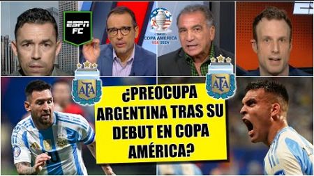 ARGENTINA fue de menos a más en debut de COPA AMÉRICA. Exhibieron debilidades vs Canadá | ESPN FC