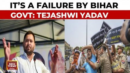 Tejashwi Yadav Hits Back At Bihar Govt Says It’s A Failure By Bihar Govt | India Today
