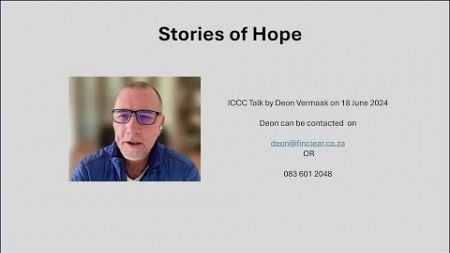 Stories of Hope by Deon Vermaak