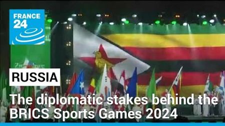 Russia, largely excluded from international sports, hosts BRICS Sports Games 2024 • FRANCE 24