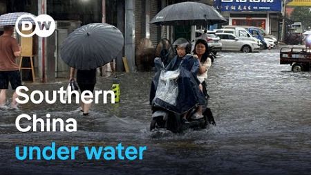 Dozens dead in China floods with more heavy rain expected | DW News