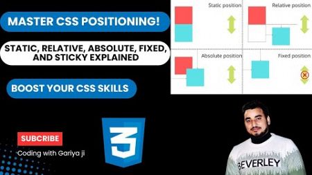 Master CSS Position Property: Static, Relative, Absolute, Fixed, and Sticky Explained! #cssposition