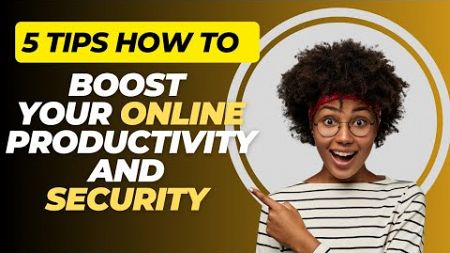 How to tips for online productivity and Security #2024 #how #online
