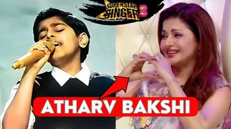 👌Atharv Bakshi ने दिया एक Legendary Performance👌| Superstar Singer 3 Atharv Bakshi New Promo |
