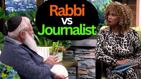 Rabbi EDUCATES journalist on gender, sex, and relationships on live TV