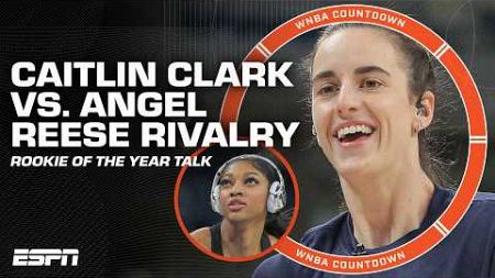 Caitlin Clark vs. Angel Reese 😤 New ALL-TIME RIVALRY? 👀 ROTY battle HEATING UP 🔥 | WNBA Countdown