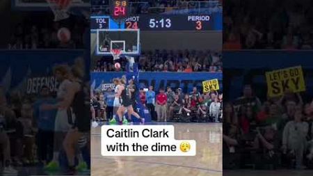 The court vision from Caitlin Clark 👀