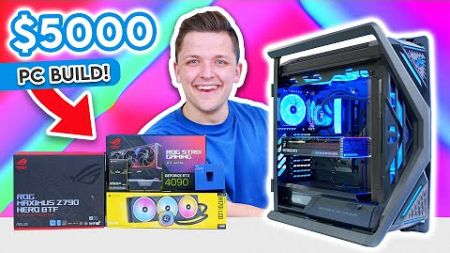 Building an INSANE $5000 Gaming PC Build! 🚀 [ft. RTX 4090 &amp; ASUS Hyperion BTF]