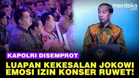 [FULL] RUWET! Jokowi Kesal Skak Kapolri Listyo Soal Sulitnya Izin Konser hingga MotoGP