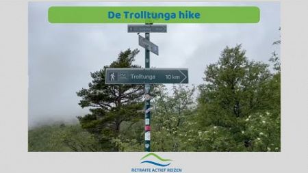 De Trolltunga hike - RETRAITE ACTIEF REIZEN