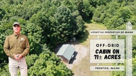 Off-Grid Cabin on 71± Acres | Maine Real Estate
