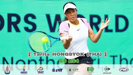 ITF Juniors World Tennis Tour J60 (2) GS R64 - Tarita HONGSYOK (THA) vs APEKSHA REDDY KANDADI (IND)