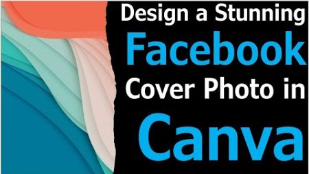 Design a Stunning Facebook Cover Photo in Canva (Easy Step-by-Step!) #W3SKILLSET
