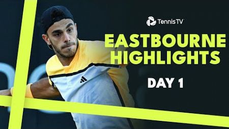Cerundolo vs Giron, Shang, Etcheverry &amp; Purcell Play | Eastbourne 2024 Highlights Day 1