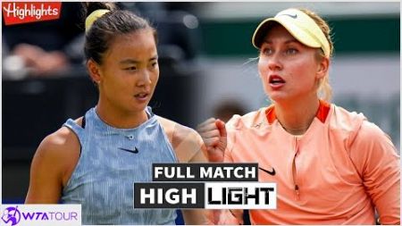 Yue Yuan vs Anastasia Potapova Full Match Highlights - WTA Eastbourne International 2024