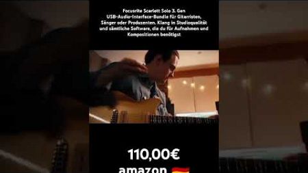 Focusrite Scarlett Solo 3. Gen USB-Audio-Interface-Bundle für Gitarristen, Sänger oder Produzenten
