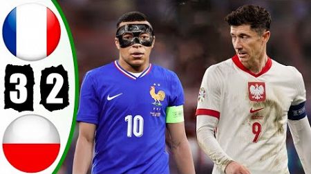 France vs Poland 3-2 Highlights &amp; All Goals - Euro 2024