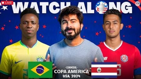 Brazil v Costa Rica | Copa America 2024 LIVE Reactions &amp; Watchalong