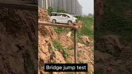 Car safety test.