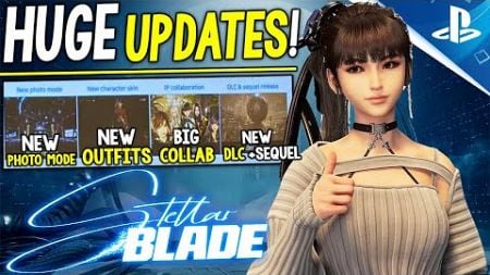Massive NEW Stellar Blade Updates! DLC, Photo Mode, BIG Collaboration, New Outfits + More News