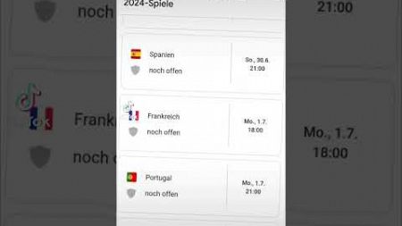 Die Ersten Spiele fürs Achtelfinale stehen fest #deutschland #em #achtelfinale #fussball #Sport