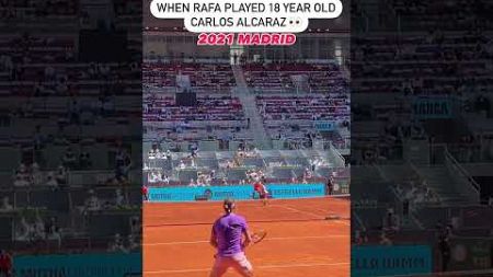 When Carlos Alcaraz Impressed King of Clay Rafael Nadal #tennis #wimbledon #nadal #alcaraz #shortsvi