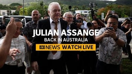 LIVE: Watch full coverage of Julian Assange&#39;s arrival back in Australia | ABC News