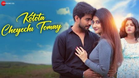 Kotota Cheyechi Tomay - Music Video | Sougata Dey | Bhabesh, Rani, Aaheliya | New Bangla Song