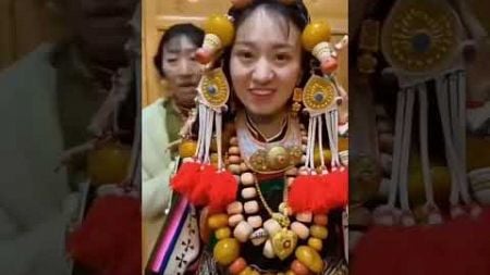 16岁的藏族姑娘成为新娘#藏族婚礼