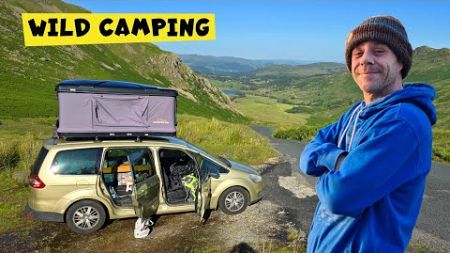 ROOF TENT Camping On England&#39;s Most Dangerous Road