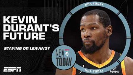 Discussing Kevin Durant&#39;s future 🔮 Staying with the Suns? Trade to the Rockets?! | NBA Today
