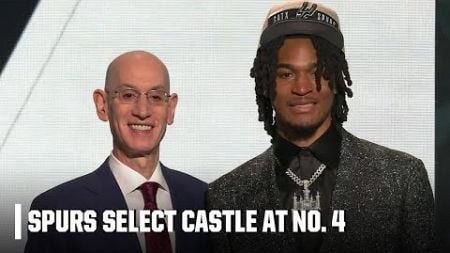 The San Antonio Spurs select Stephon Castle with the No. 4 pick in the 2024 NBA Draft | NBA on ESPN
