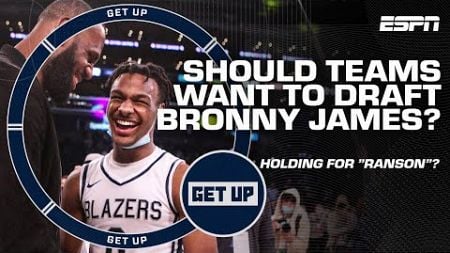Drafting Bronny James to lure LeBron is a DANGEROUS PLAY! 🗣️ - Alan Hahn | Get Up