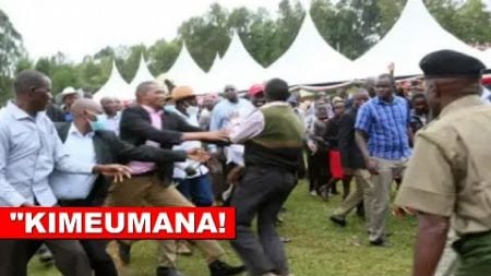 DRAMA!! Watch how speaker Wetangula was beaten in Kakamega after passing Ruto&#39;s finance bill