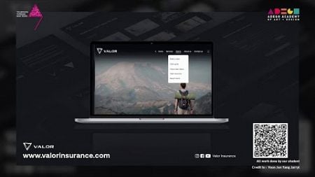 (UIUX) Valor Insurance Web Design by Voon Jun Yang Jarryl
