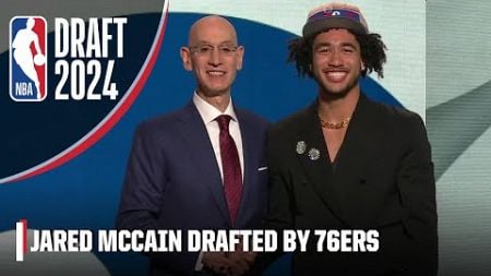 The Philadelphia 76ers draft Jared McCain with the 16th pick in the 2024 NBA Draft | 2024 NBA Draft