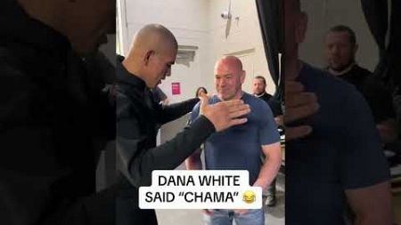 Dana said “Chama” 😂 #UFC303