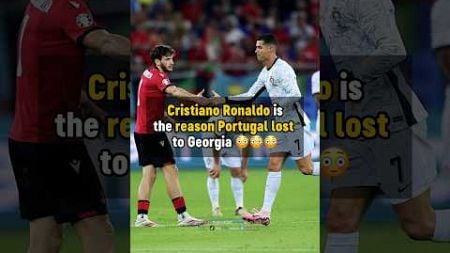 Ronaldo did this to make Portugal LOSE 😳 #football