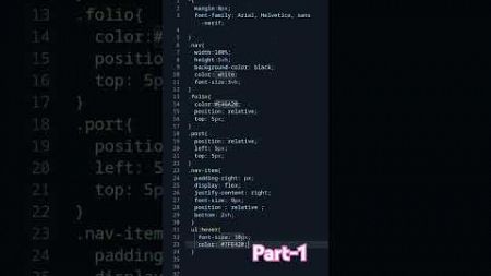 How to create portfolio#coder#webdesign#python#codeing#codinglife#csscoding#javascript#coding