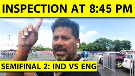 🔴VIKRANT GUPTA LIVE: INSPECTION AT 8:45 PM (IST), SUN IS OUT | IND VS ENGLAND | #t20worldcup