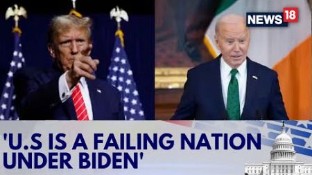 Donald Trump Criticises Joe Biden&#39;s Foreign Policy In The Presidential Debate | USA President | N18G
