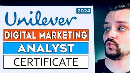 Unilever Digital Marketing Analyst Professional Certificate Review - 2024 | Coursera Review