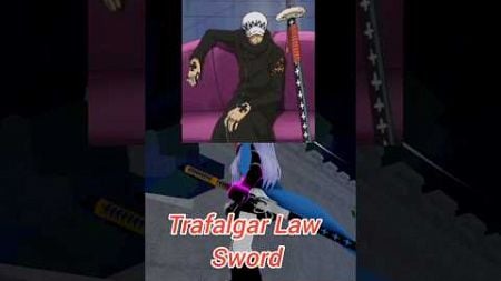 Trafalgar Law Sword Game And Anime #bloxfruits #roblox #anime #onepiece #edit #vtuber