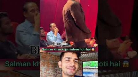 bollywood super star salman khan jab aate he film studio me 😱 #salmankahn #youtubeshorts #shorts