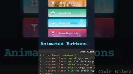 Animated social buttons using coding |#shorts #viral #coding #programming #webdesign #trending #code