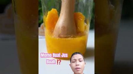 Momo Buat Jus Buah ⁉️ #mukbang #cookingcat #cake #supercatchef #food #meowchef