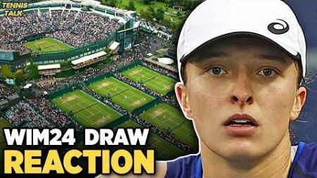 Swiatek vs Kenin | Sabalenka, Gauff SF Clash | Wimbledon 2024 Draw Reaction