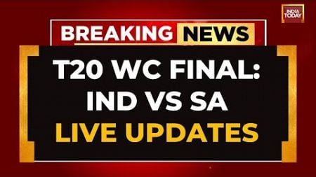 T20 WC Final: Ind Vs SA Live Updates | What Happens If Rain Washes Out Ind Vs SA Final | India Today