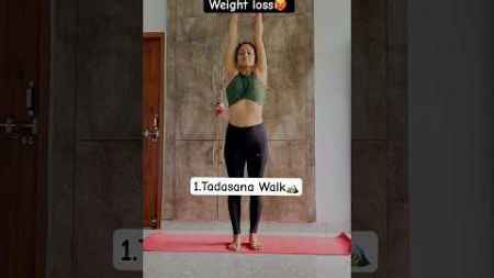 Yoga walks for Weight loss🥵#weightloss #fatloss #yoga #youtube #motivation #fitness #workout